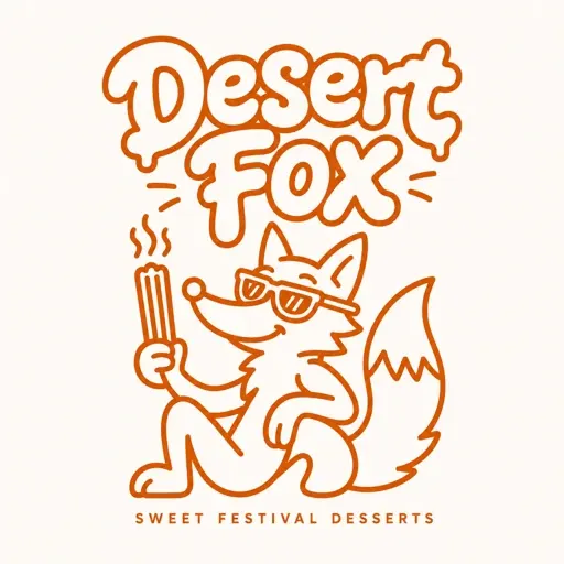 Desert Fox primary logo with the fox mascot