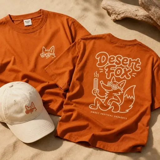 Desert Fox tees and cap