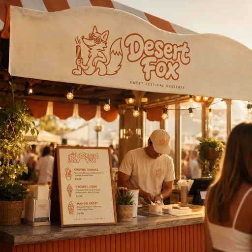 Desert Fox festival stall